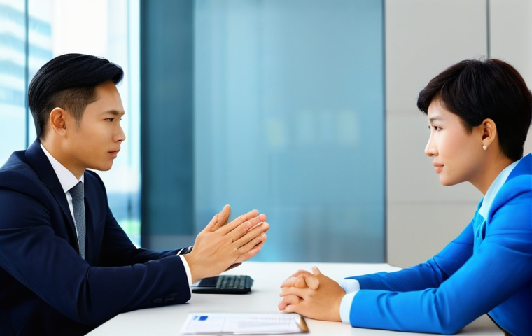 무역협상 중 발생할 수 있는 문화적 충돌 대처법 - **Cultural Communication Nuances in a Meeting**
    A diverse group of business professionals from d...